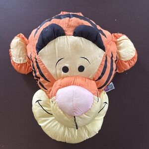 Disney Tigger Head Nylon Hanging Pillow Plush Pooh Play by Play 14"
